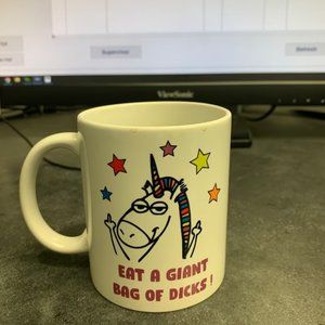 Funny Eat A Giant Bag of D's Funny Mug, Offensive, Gag Gift, Office Gift, Coffee